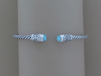 Larimar Twist Cuff - medium