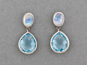 Blue Topaz Dangles