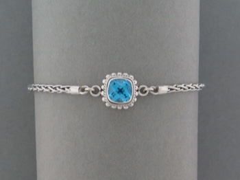 Blue Topaz Padma Bracelet